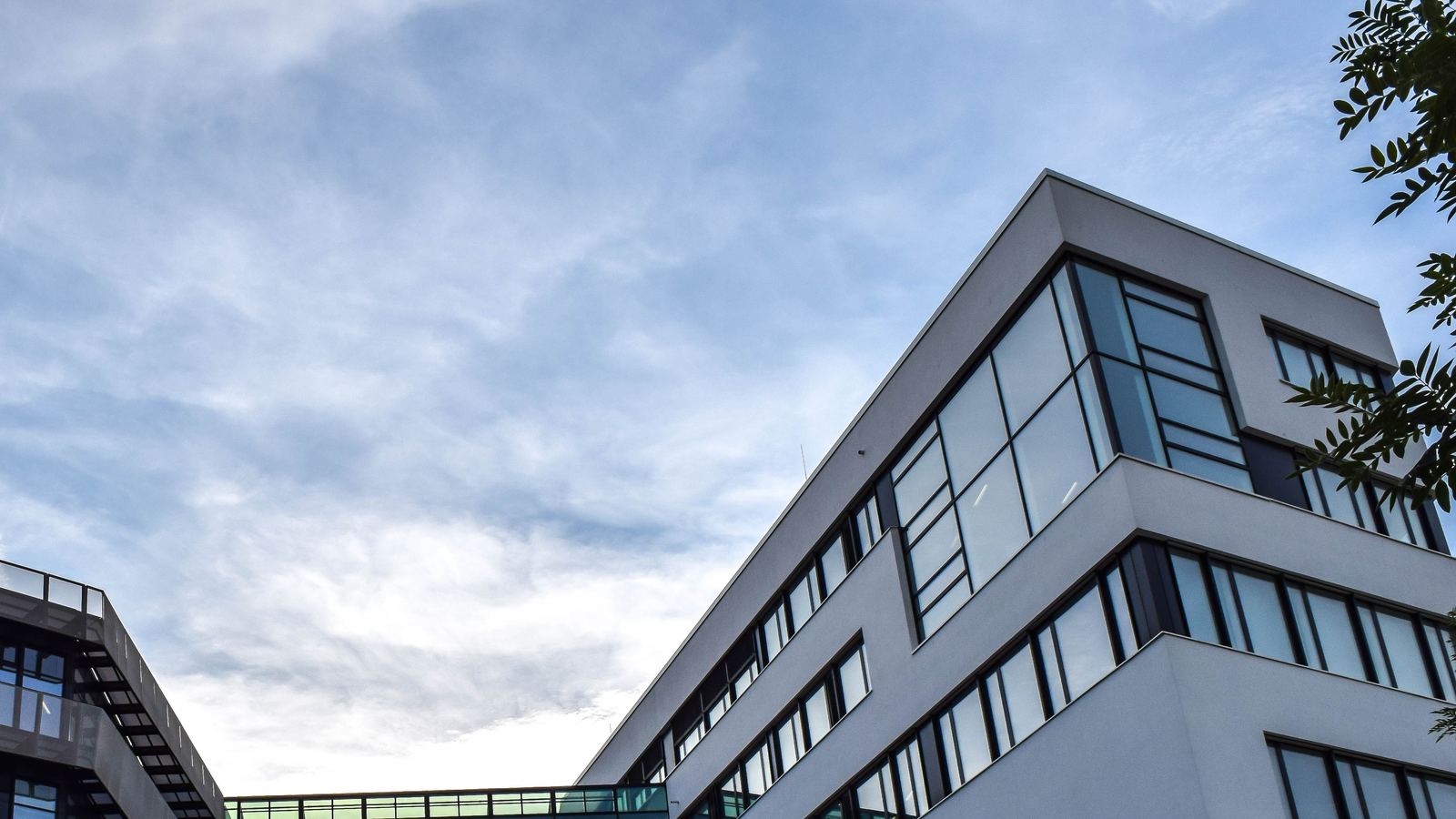 Modern architectural building exterior